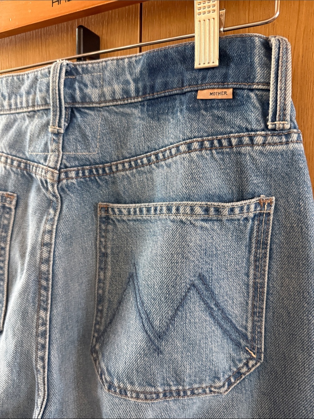MOTHER Denim Jeana The Patch Maven Heel in Love Triangle Size 27 - Picture 15 of 16